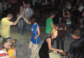 Swing dancers at Sam's Burger Joint